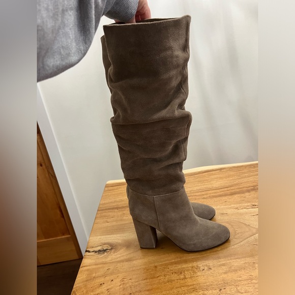 Slouchy Leather Boots - Picture 2 of 4
